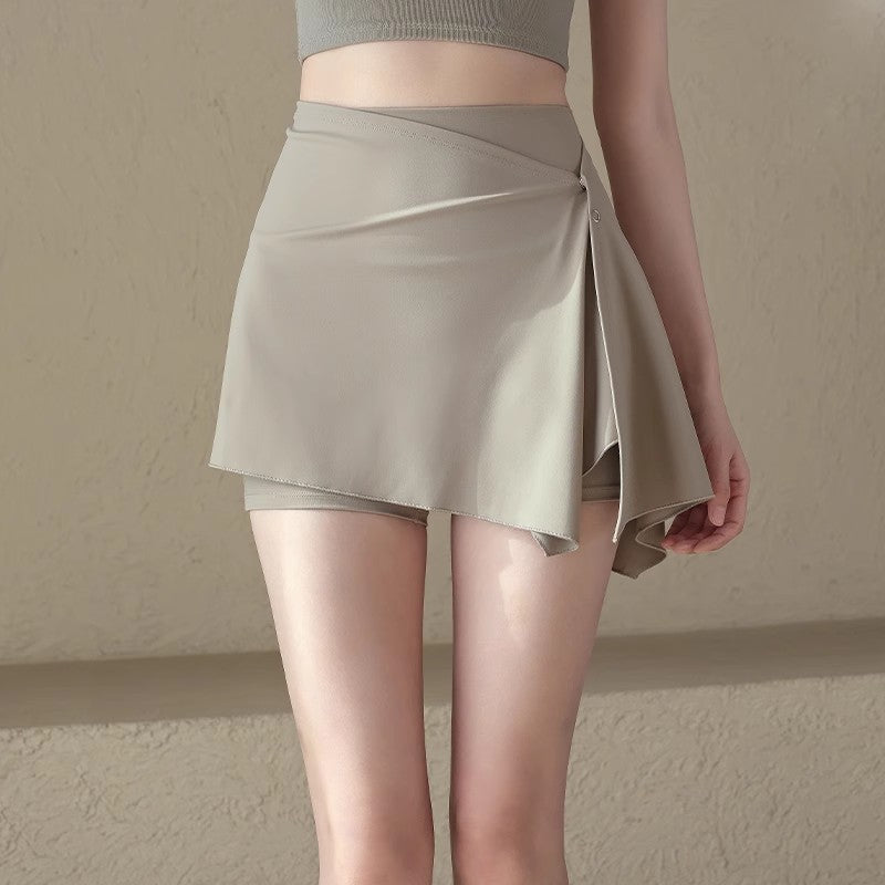 2 In 1 Anti Exposure Skort Sports Yoga Tennis Skirt