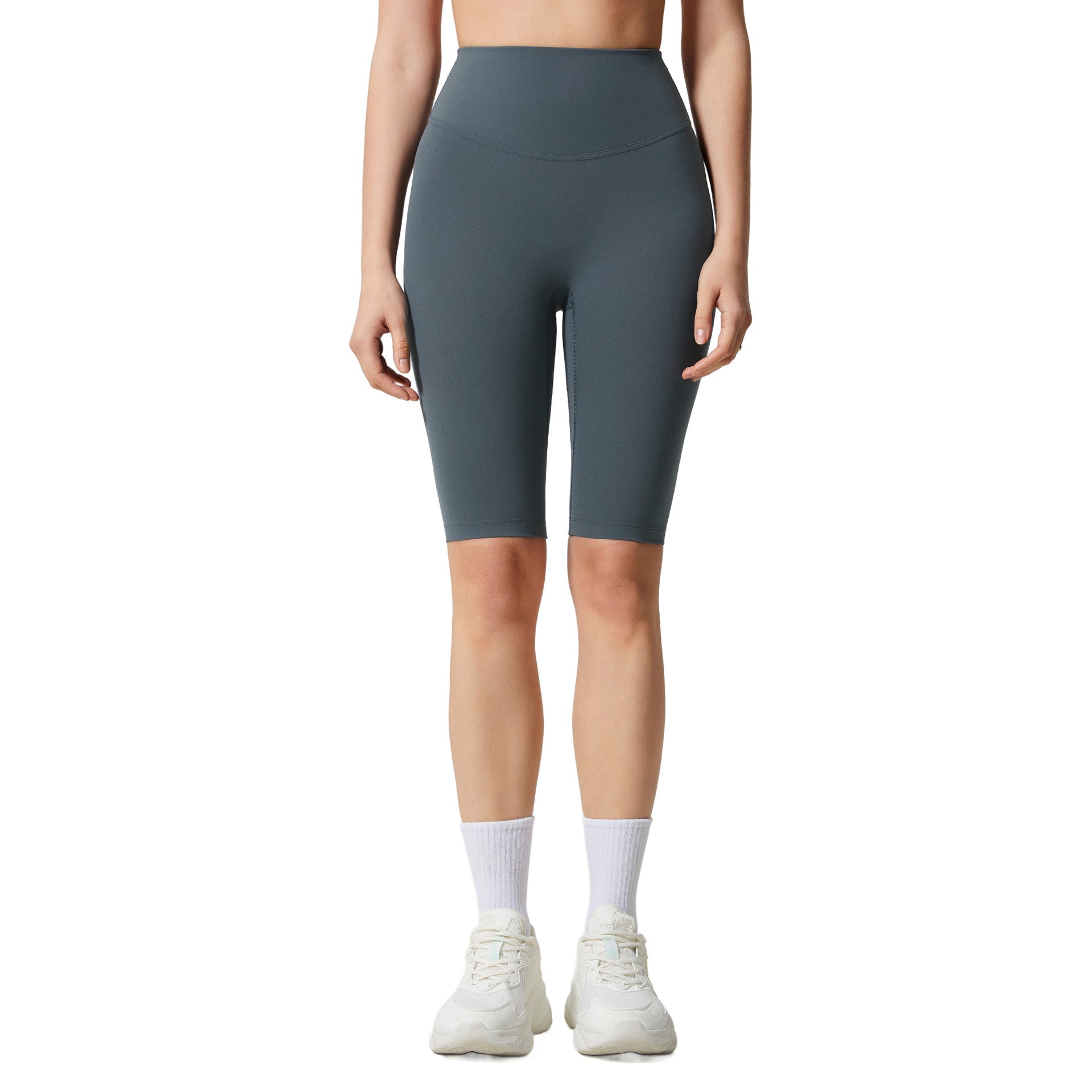 Nude, High-waisted, Hip-lifting, Elastic abdomen, Slimming, Fitness, Yoga, Five-point pants