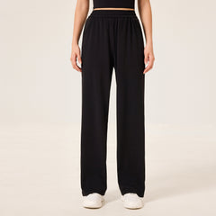 New high-elastic straight-leg wide-leg pants