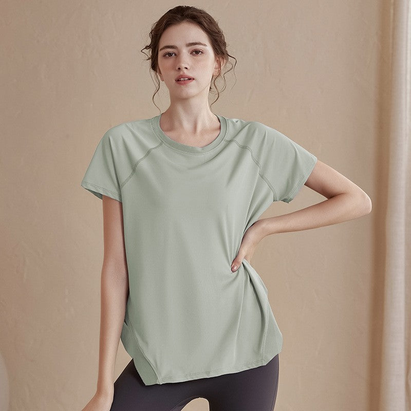 Loose slimming sports T-shirt short sleeves