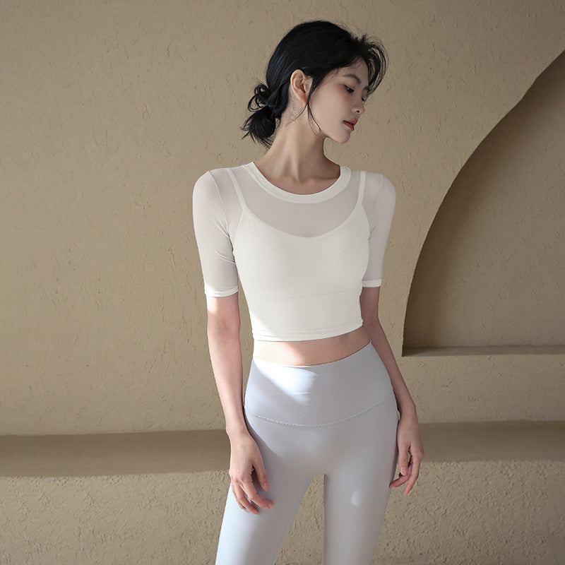 Mesh Short Sleeve With Pads