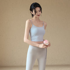 Beautiful back shockproof cooling gather bra