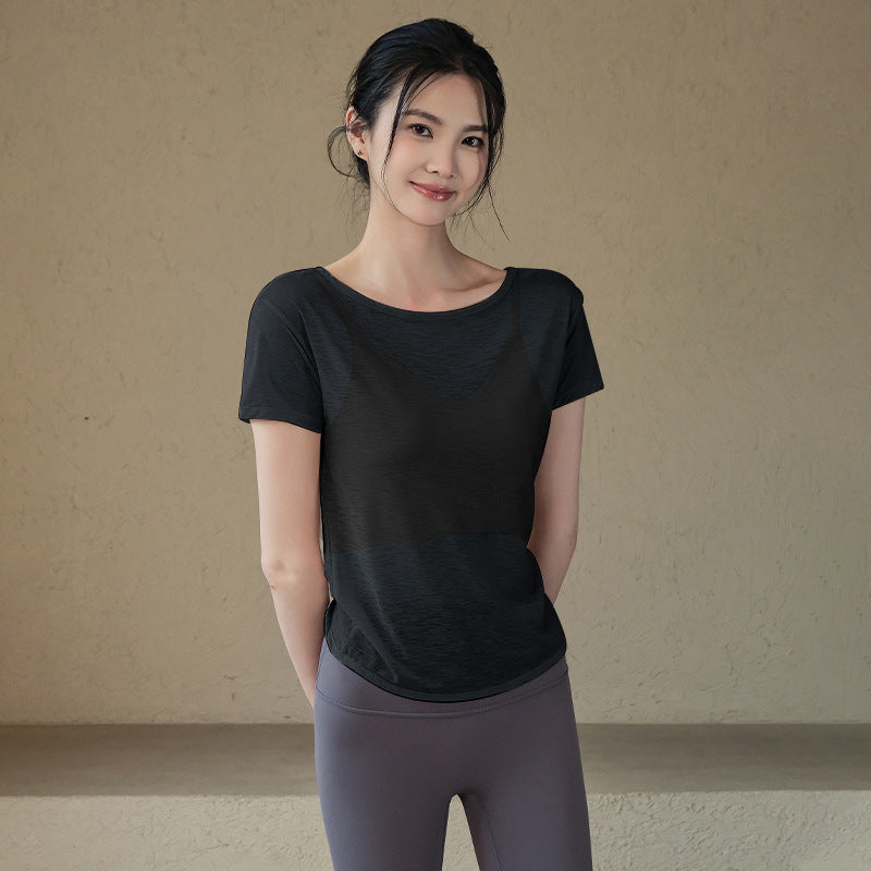 Lightweight, Breathable, Twisted, Cut-out, Beauty-backed cover-up, Short sleeves
