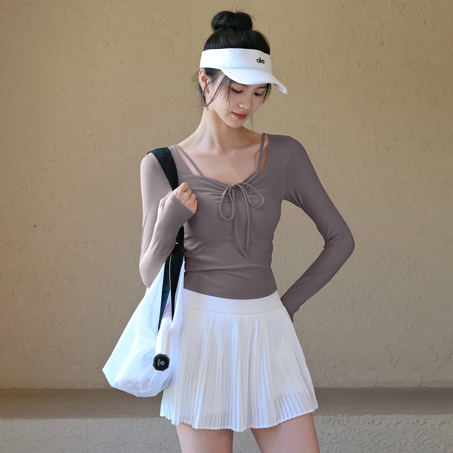 High-value autumn sports comfortable long-sleeved fitness T-shirt with chest pads