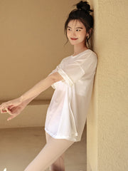 Sun protection quick-drying short sleeves
