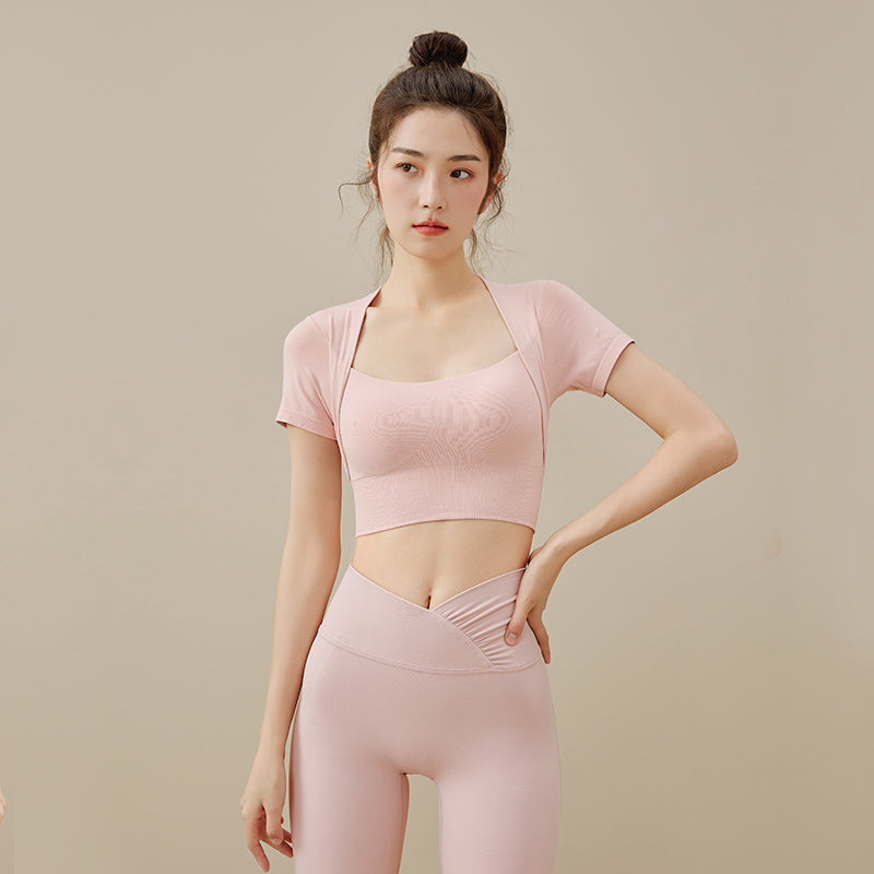 High-end yoga t-shirt