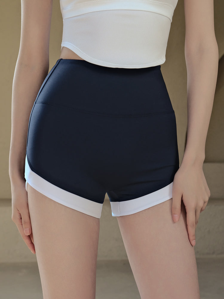 Sexy tummy tucking sports running and cycling three-point pants