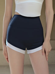 Sexy tummy tucking sports running and cycling three-point pants