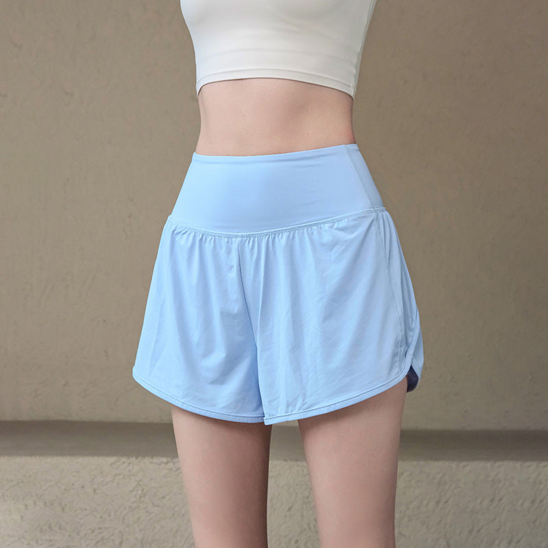 High-waisted, Anti-light, Quick-drying, Breathable three-point pants