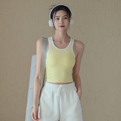 Shock-resistant breast-closing gym bra
