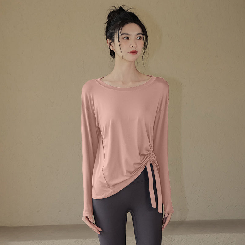 Loose and breathable yoga long sleeves