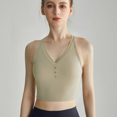 Integrated padded bra