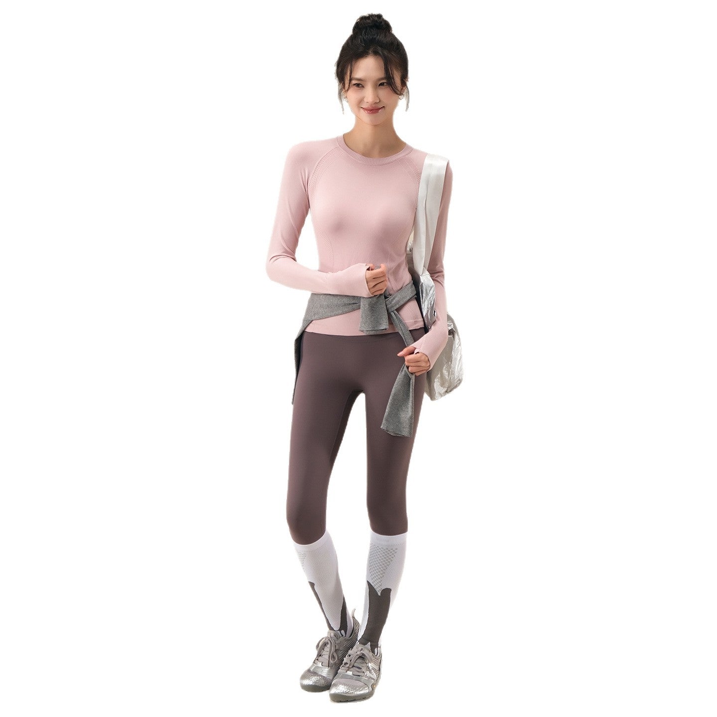 Slim slim and high-elastic sports T-shirt