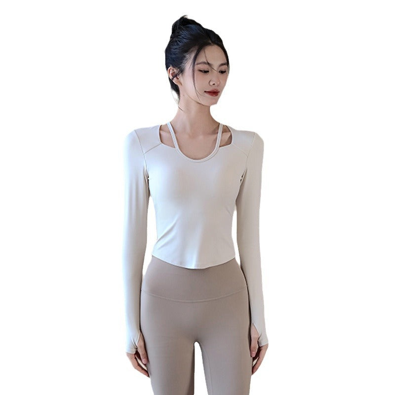 Bare Stretch Long Sleeve with Padding