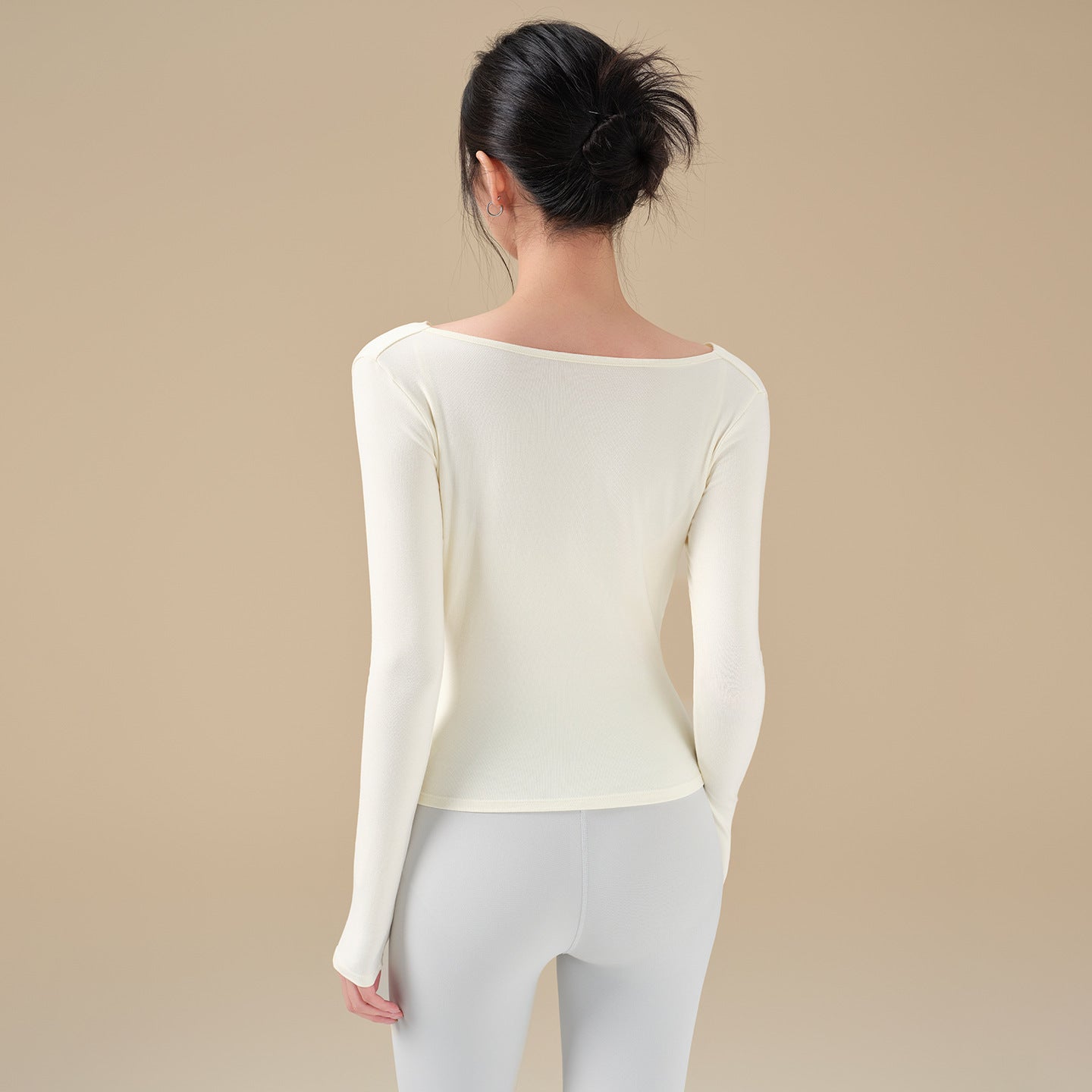 Autumn and winter style swing collar sports long sleeves