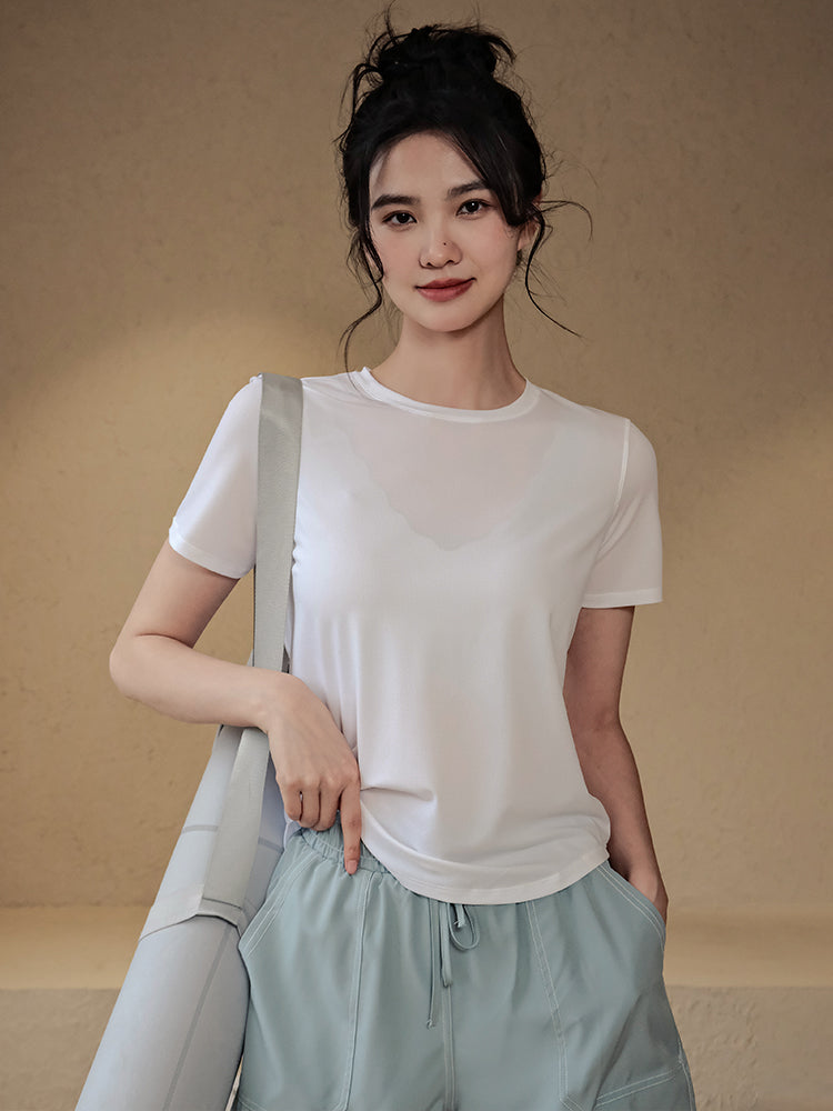 Loose quick-drying short sleeves