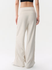Loose straight quick-drying high-waisted sports trousers
