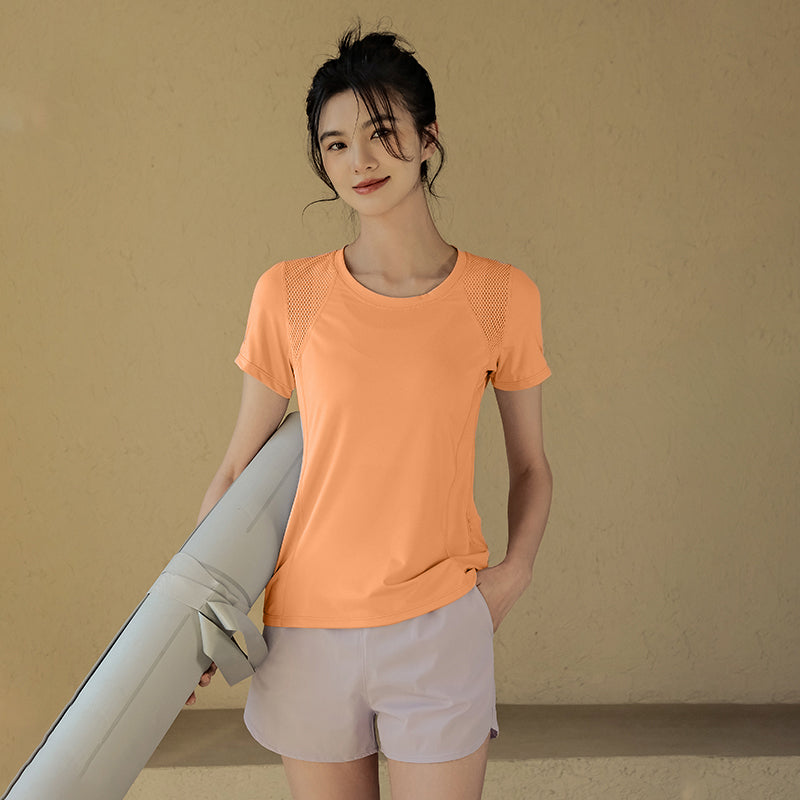 Professional quick-drying short sleeves