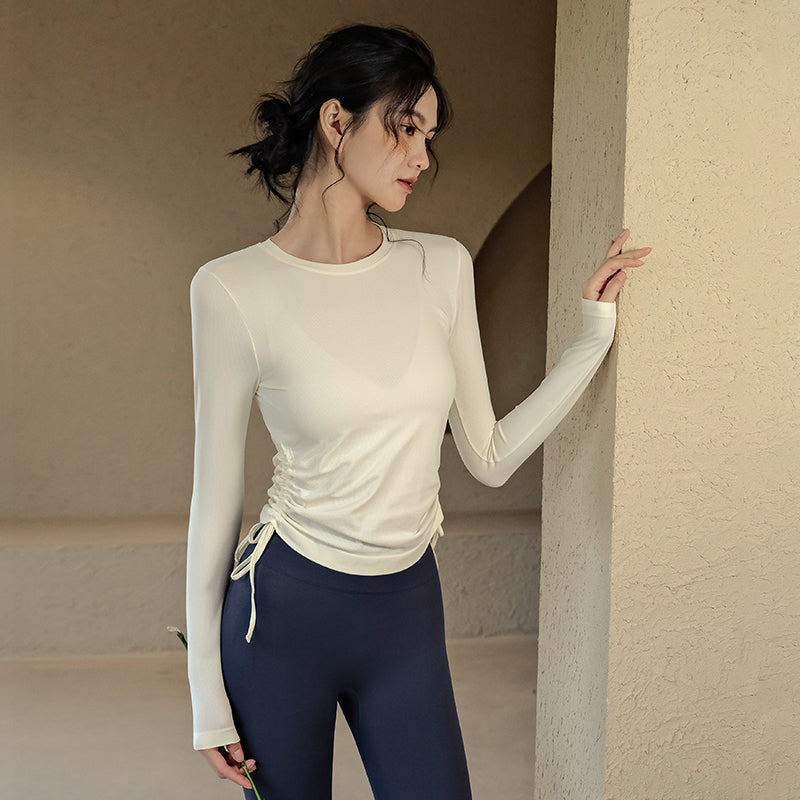 Tight slimming yoga long sleeves