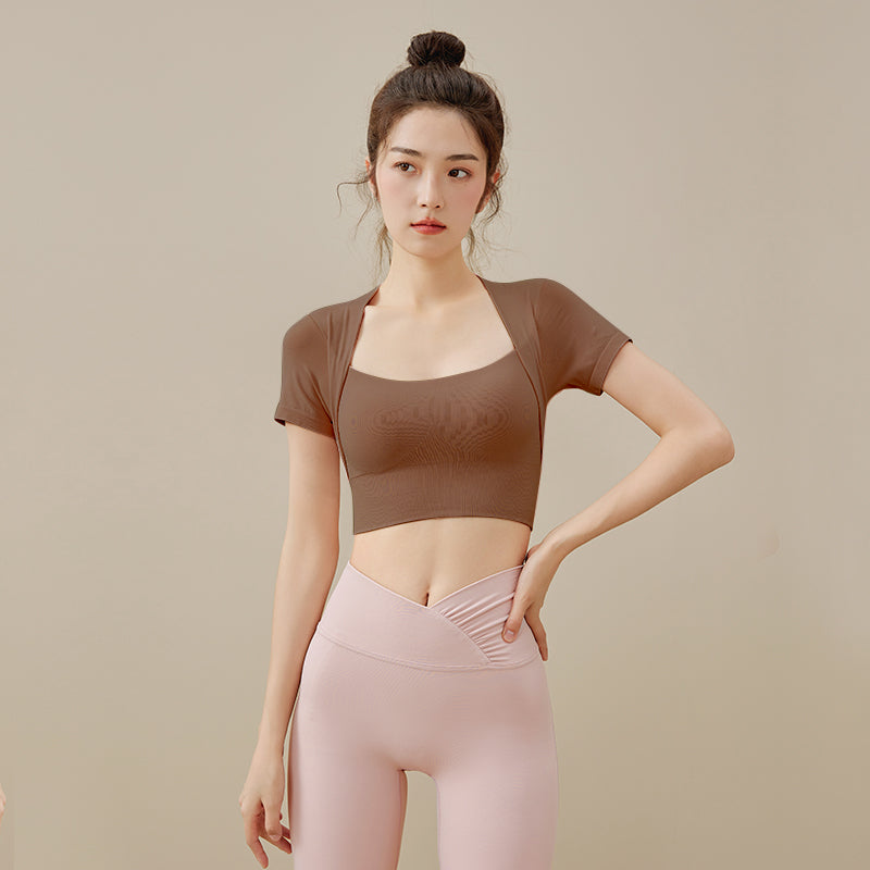 High-end yoga t-shirt
