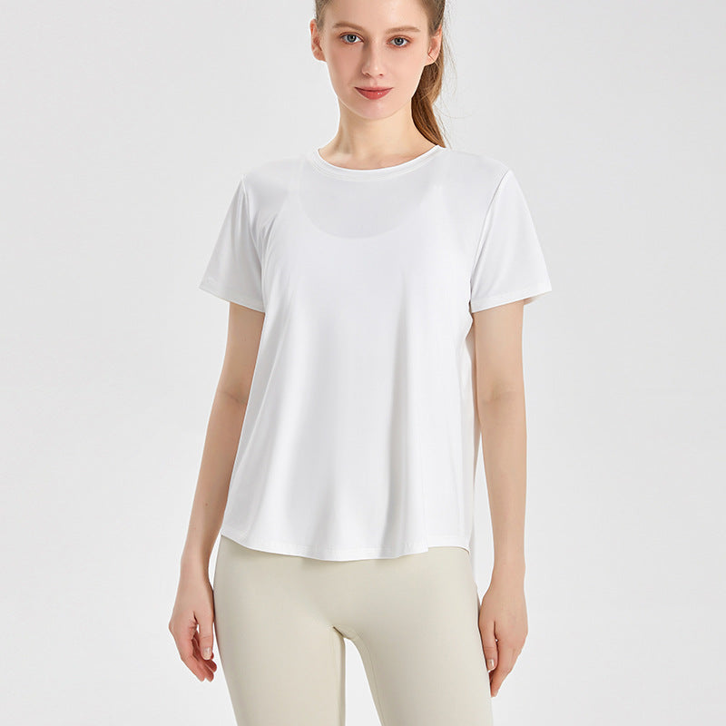 Back split short sleeve