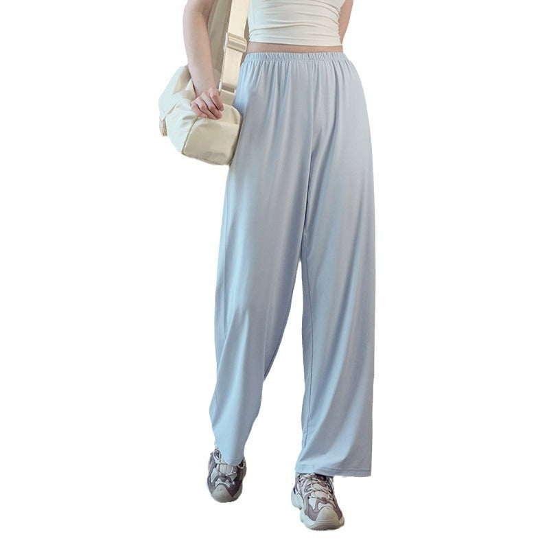 Loose, Breathable straight-leg pants