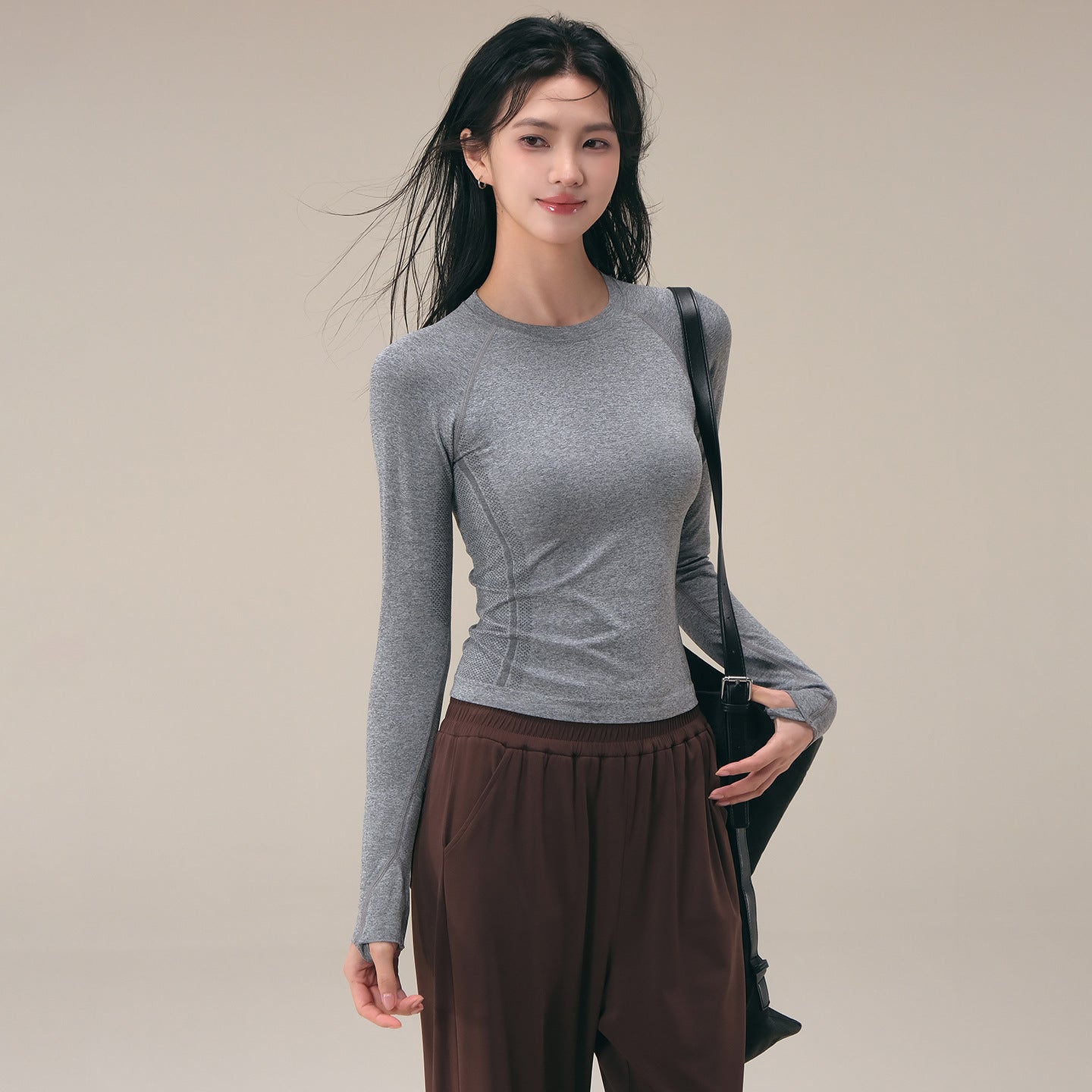 New tight-fitting, Slimming, Nude, Comfortable and breathable yoga top