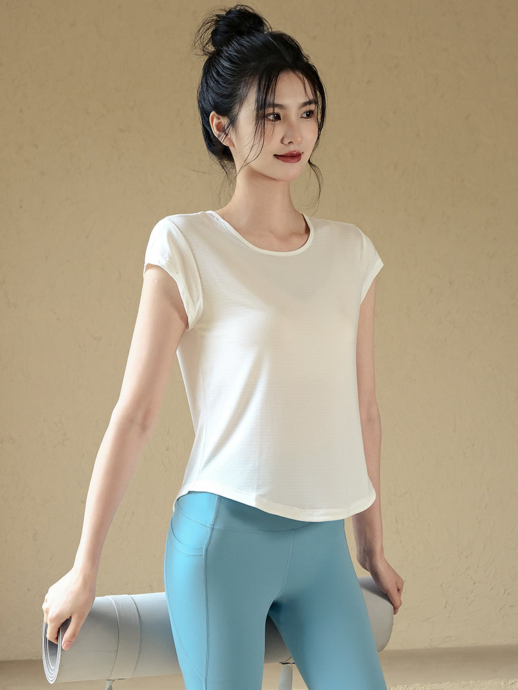 Quick-drying breathable short sleeves