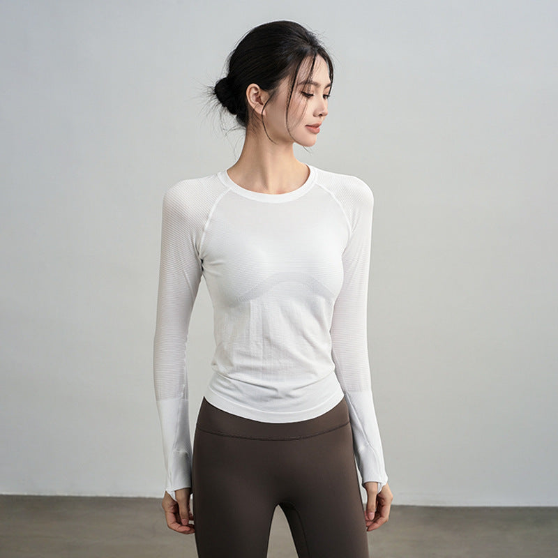 Quick-drying slim and slim long sleeves