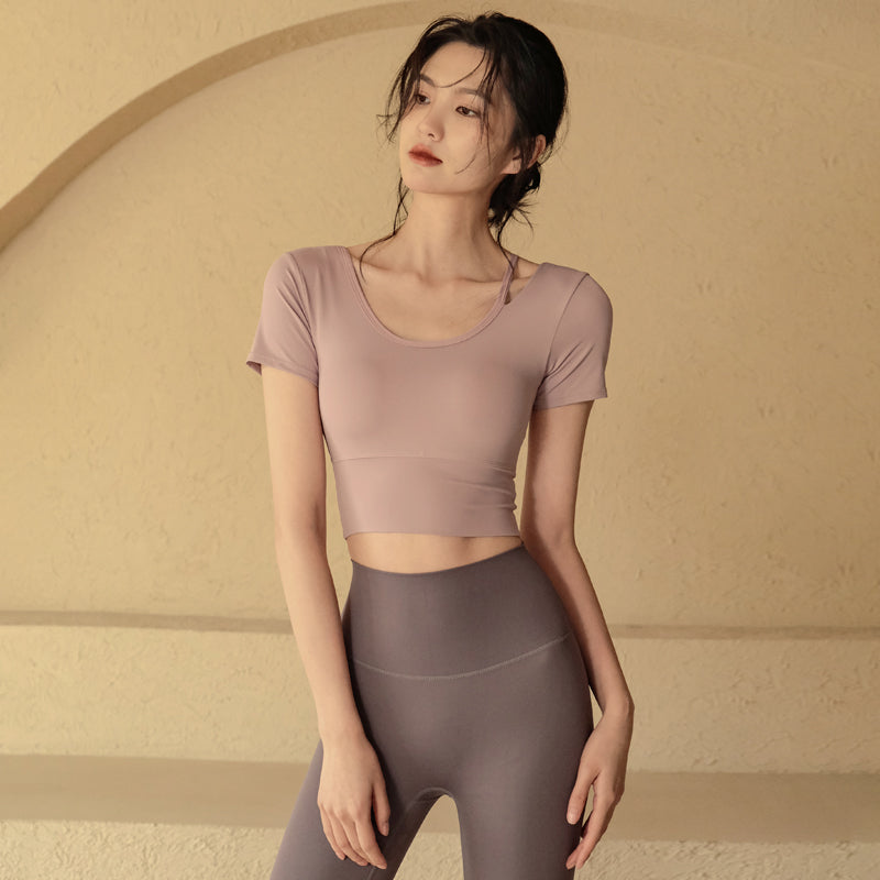 Thin professional training short sleeves