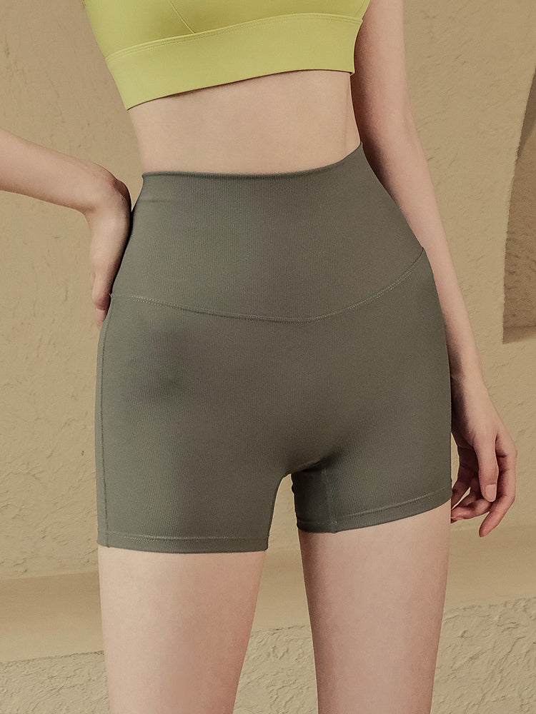 High-waisted peach butt three-point pants