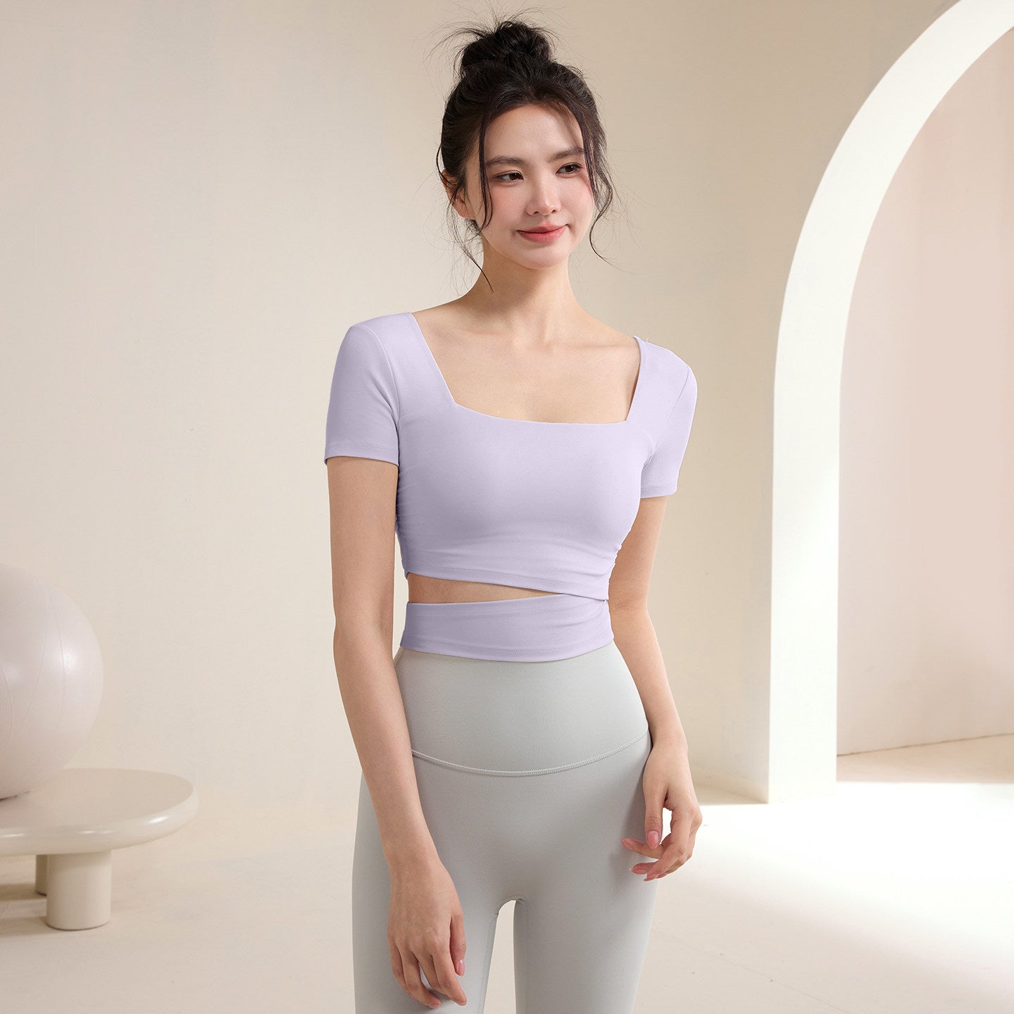 New slim slim sports short sleeves