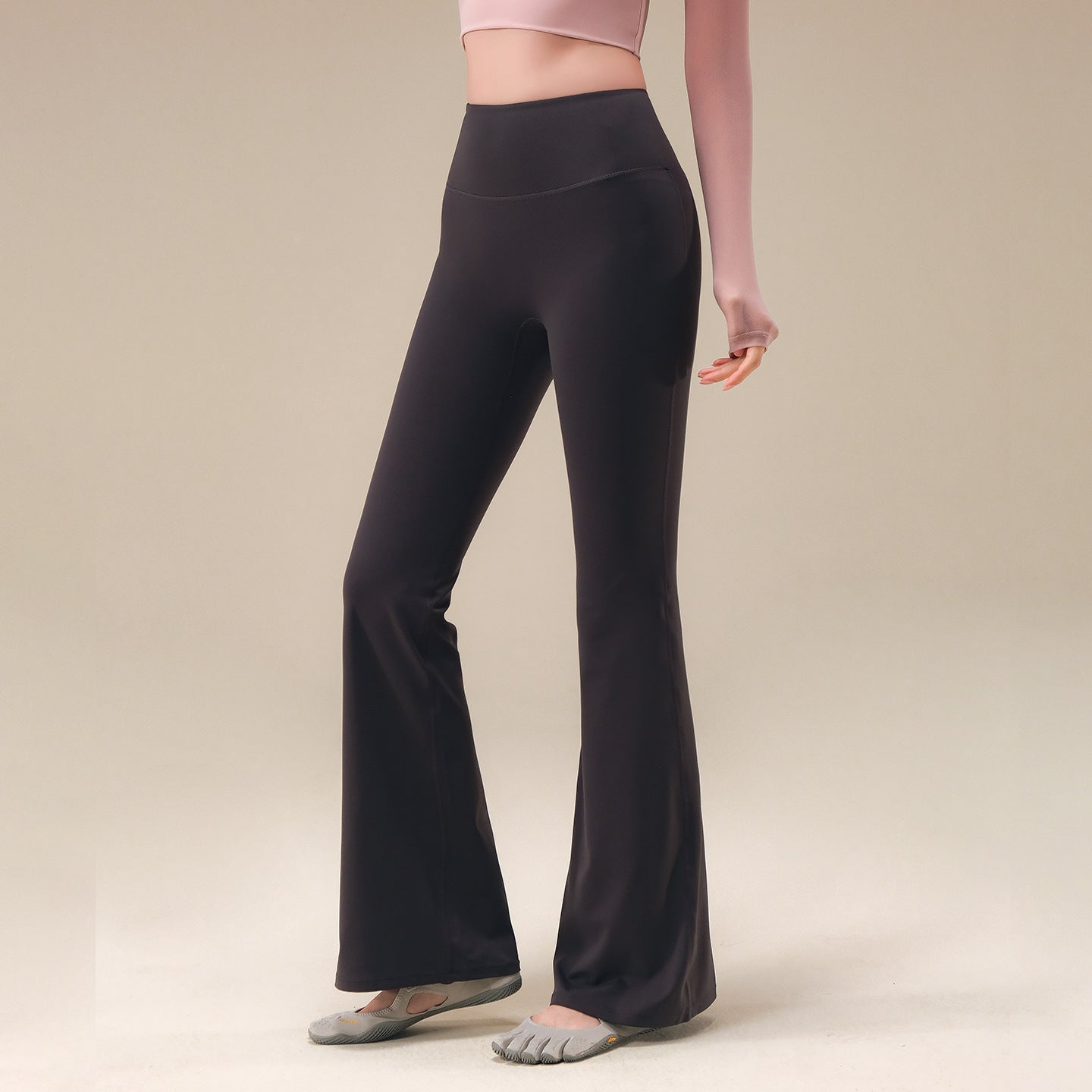 New professional running sports high-waisted fitness training flared pants