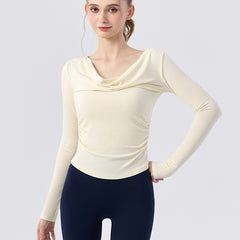 Sexy pure desire versatile, Slim slimming high-end fitness top