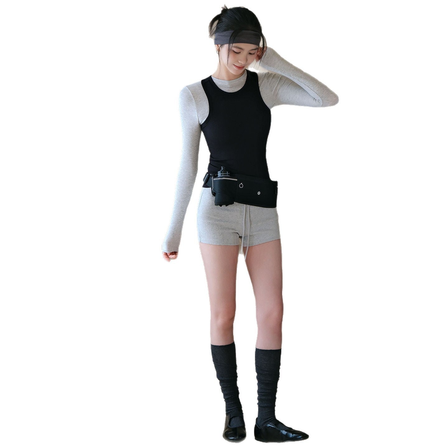 New high-elasticity slim and breathable sports T-shirt for autumn