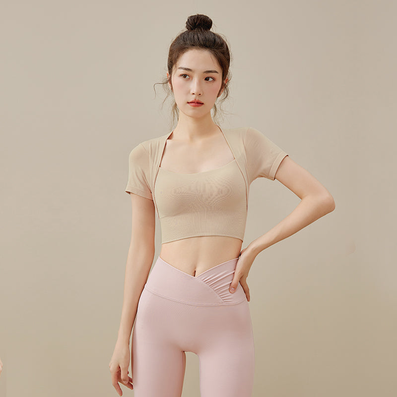 High-end yoga t-shirt