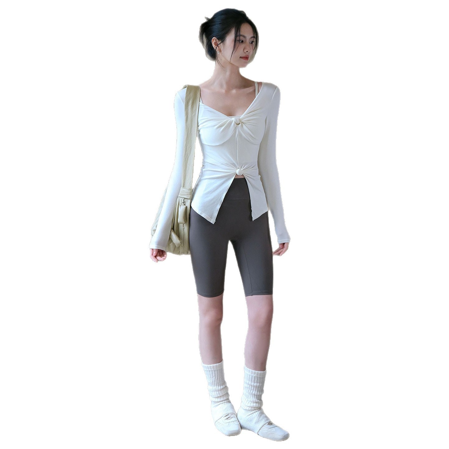 Autumn new high-elasticity breathable running sports T-shirt