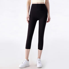Lycra high-waisted hip-lifting yoga cropped pants