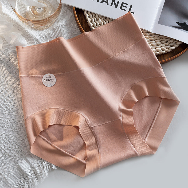 5A antibacterial high-waisted non-marking underwear