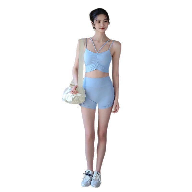 High-waisted, Skinny, Hip-lifting three-point pants