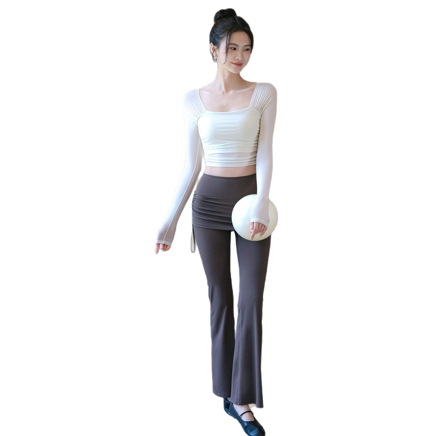 New Fall Comfortable Sports Long Sleeves with Chest Padding