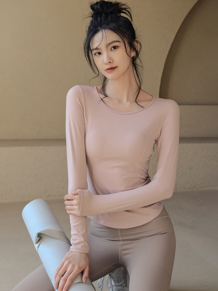Sexy long sleeves with chest pads