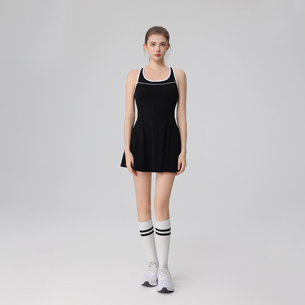Casual slim and breathable golf tennis dress