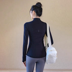 Stretchable Zipper Yoga Jacket