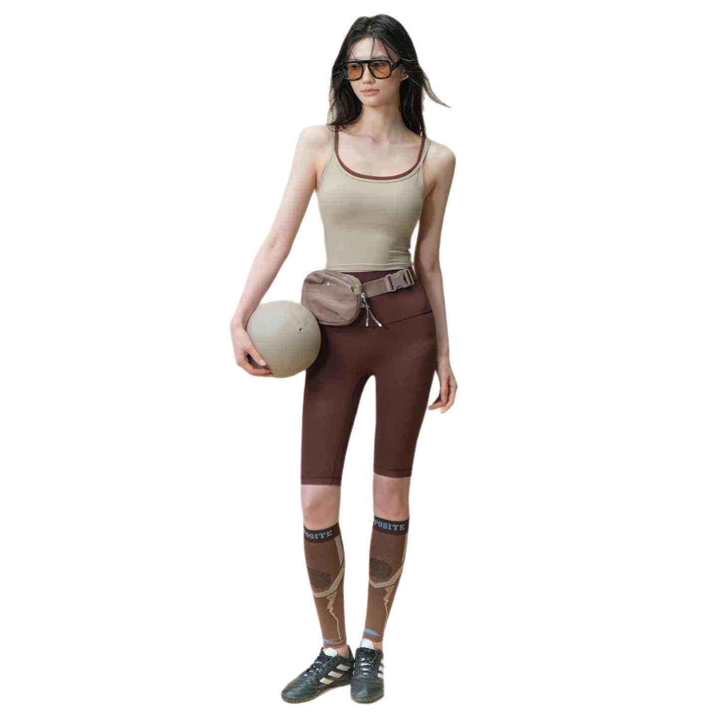 Luxury, Comfortable, Breathable, All-in-one contrasting sports fitness bra