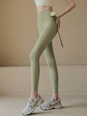 Three-proof butt lift tight trousers