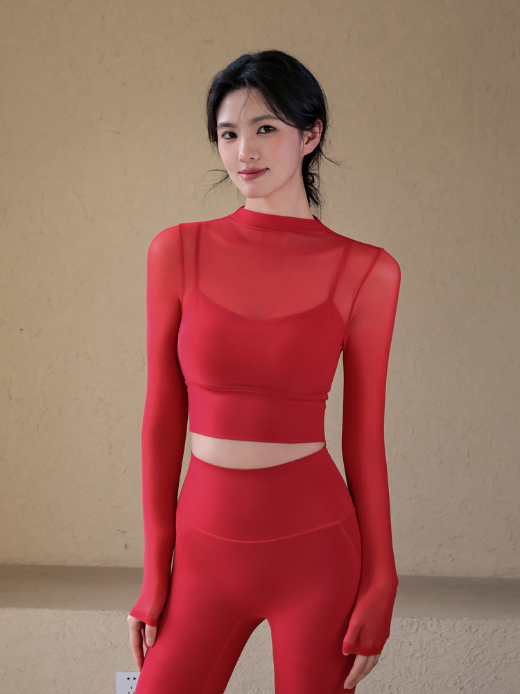 Temperament mesh top
