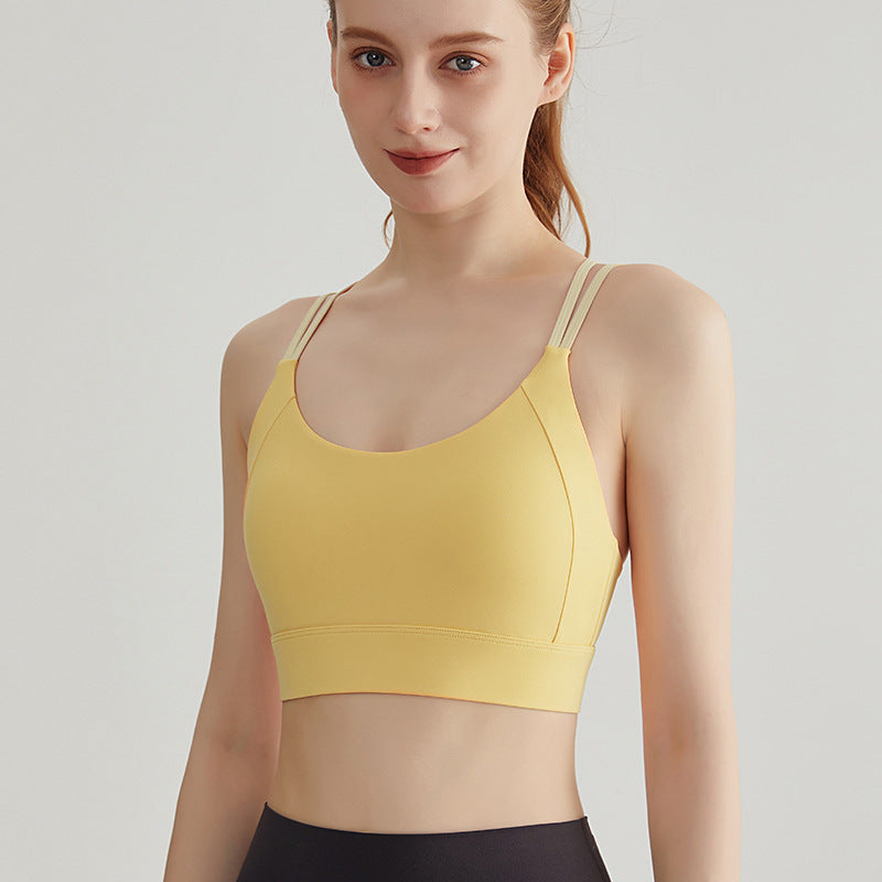 Cross back yoga tank top