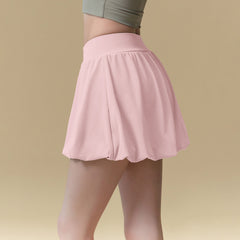 New high-waisted anti-light tennis fitness skirt