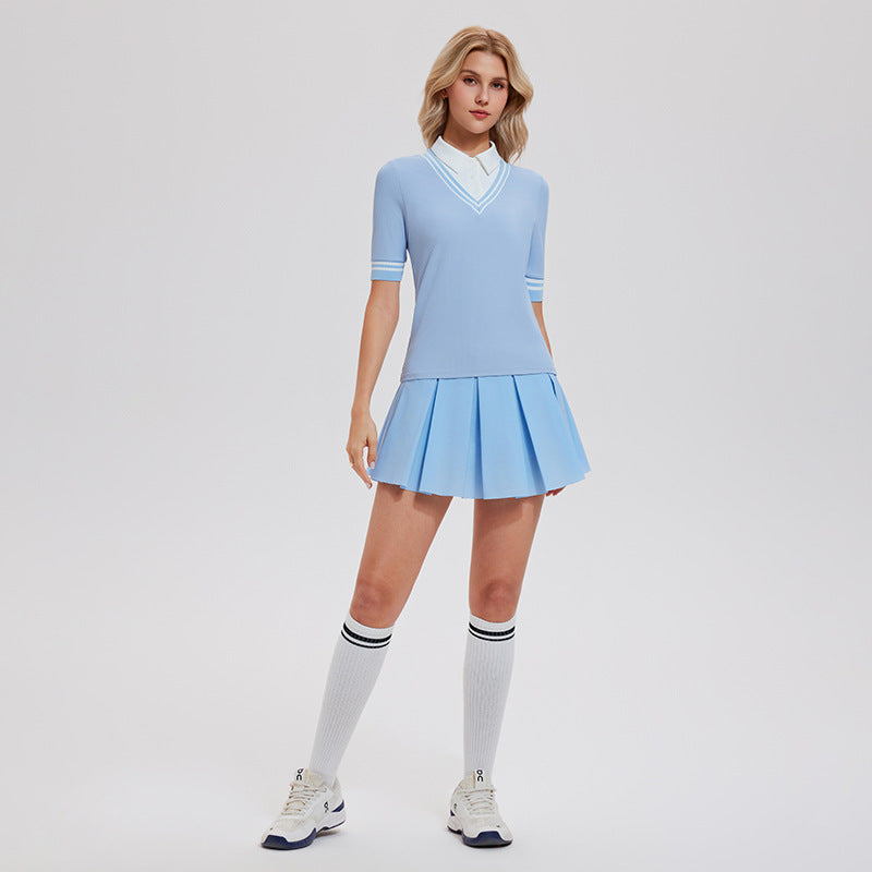 Collegiate golf tennis sports suit
